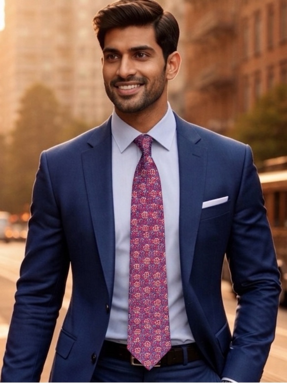 Salvatore Ferragamo Multicolor Patterned Silk Tie